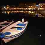 crete city tour rethymno harbor night life